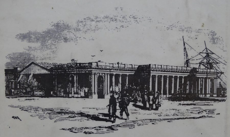 Cork’s Cork-Dublin Railway Terminus, 1860 (source: Dublin Builder, 1860) 