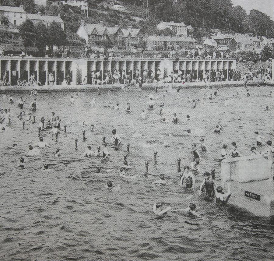 Photograph from Cork Corporation diary 1934 of the Lee Baths (source: Cork City Library)