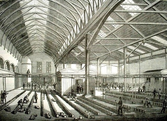 Cork Butter Market, 1859 from London Illustrated News 2 April 1859 p.32