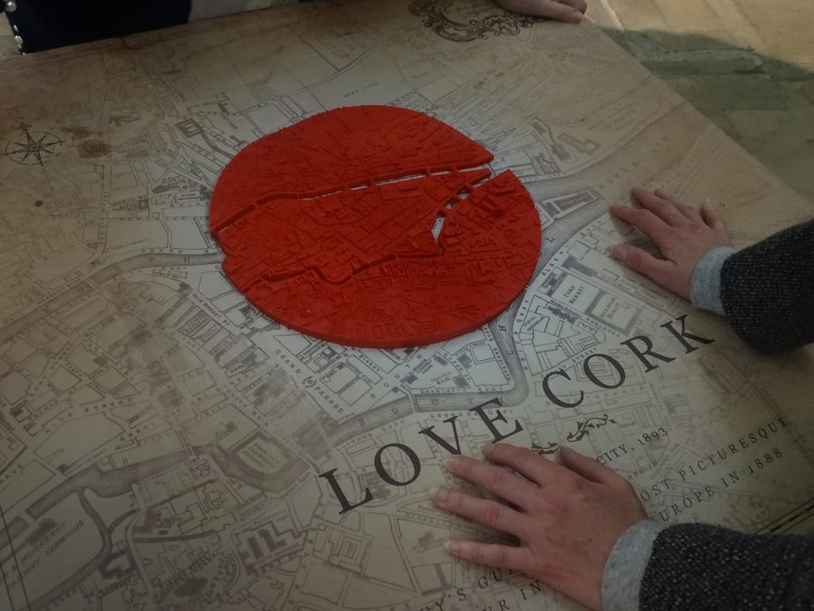 Love Cork logo at St Peter's Church, North Main Street, Cork (picture: Cllr Kieran McCarthy)