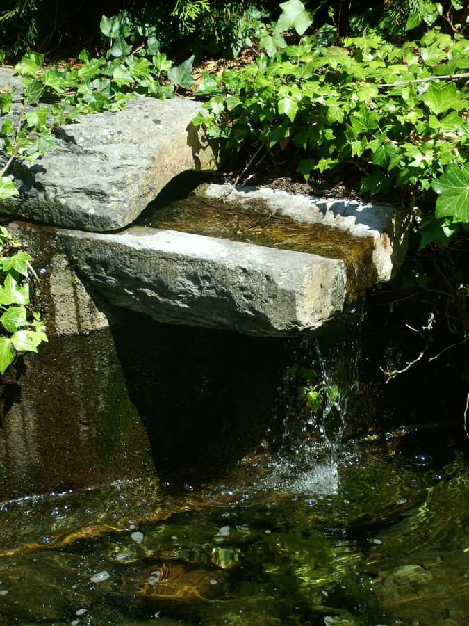 Remnants of Medieval drain at Crosses Green from Dominican Abbey, 2003 (picture: Kieran McCarthy)