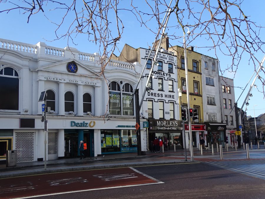Former site of King's Castle on the left and Watergate to the right, present day (picture: Kieran McCarthy)