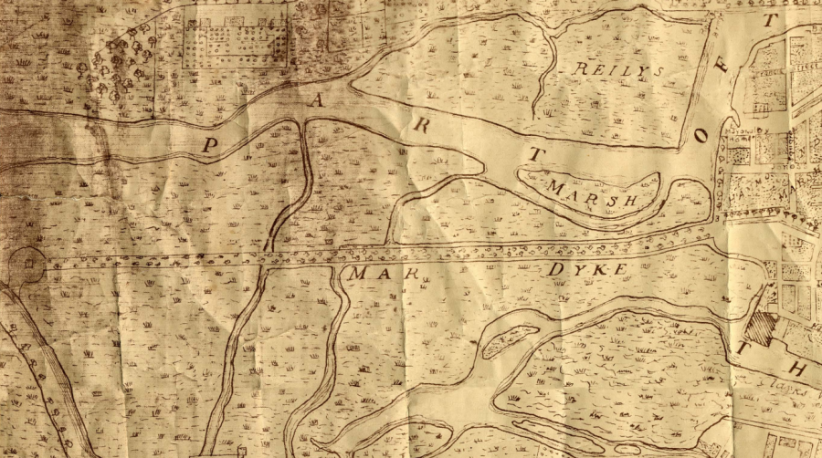 Map of Mardyke Walk, Cork, 1774 (source: Cork City Library)  