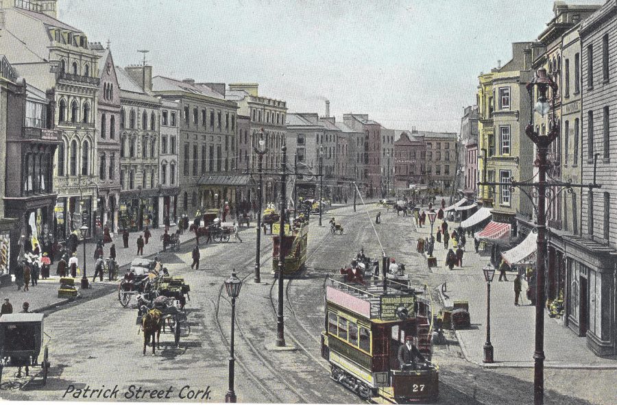 St Patrick's Street, c.1900 from Cork City Through Time by Kieran McCarthy & Dan Breen