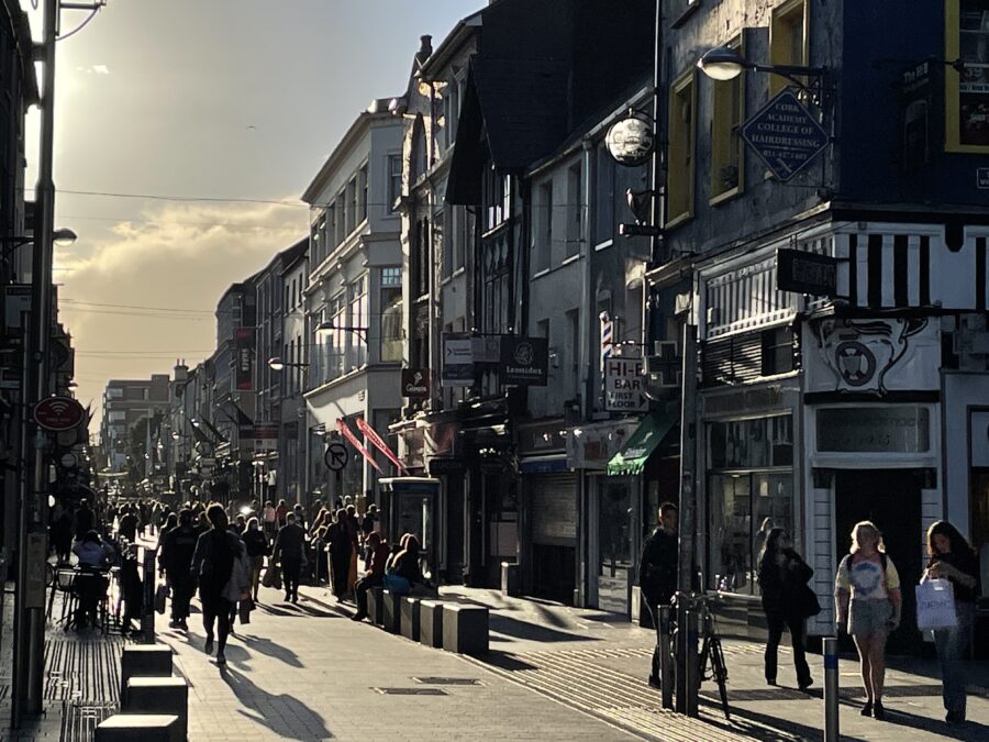 Winter at Oliver Plunkett Street, Cork (picture: Kieran McCarthy) 