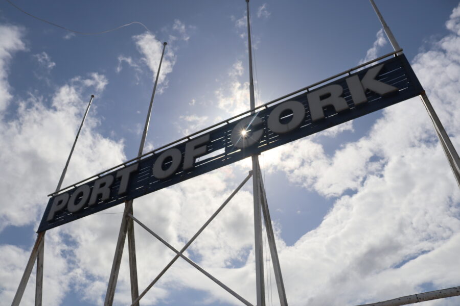 Famous Port of Cork sign, present day (picture: Kieran McCarthy)